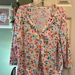 Floral Print Women's Sweater